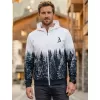 Pánská mikina na zip premium ALTISPORT VOJ/ALM058MI02 BÍLOŠEDÁ