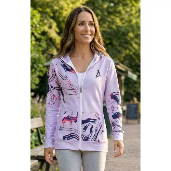  Dámská mikina na zip premium ALTISPORT VOJ/ALW064MI02 LILA 