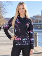 Dámská mikina na zip premium ALTISPORT VOJ/ALW064MI02 ČERNORŮŽOVÁ