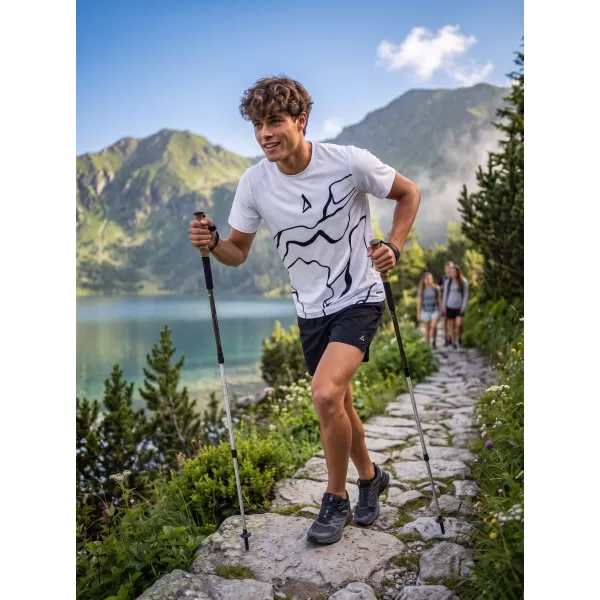  Pánské funkční triko premium ALTISPORT VOJ/ALM073TR01 BÍLÁ 