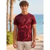 Pánské funkční triko premium ALTISPORT VOJ/ALM073TR01 WINE RED