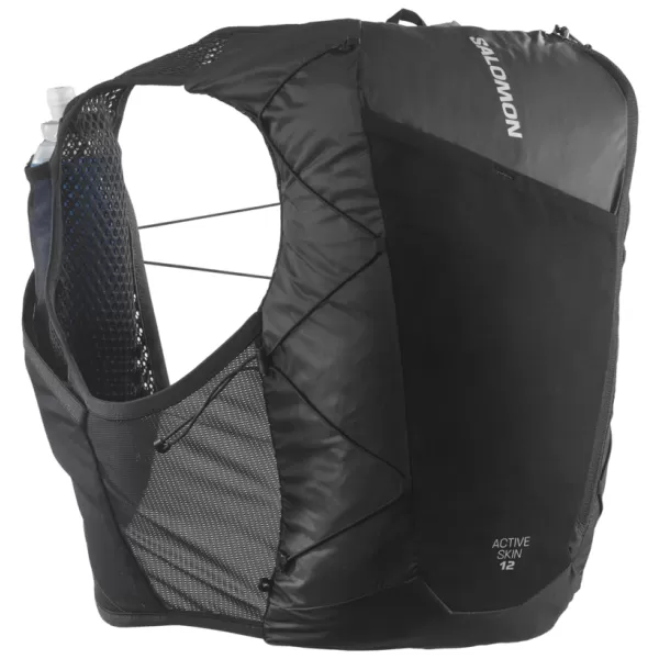  Pánský batoh SALOMON ACTIVE SKIN 12 SET LC2177400 BLACK/METAL 
