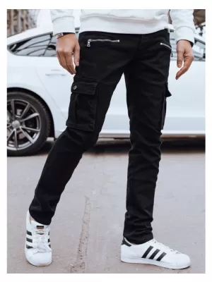 Pánské kalhoty DSTREET ČERNÁ