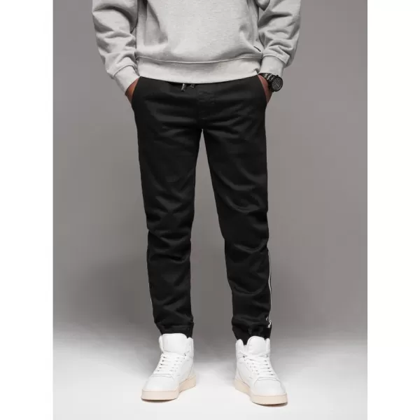  Pánské kalhoty OMBRE OM-PADJ-0156 BLACK 
