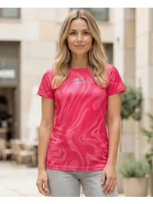 Dámské funkční triko premium ALTISPORT VOJ/ALW072TR01 HOT PINK