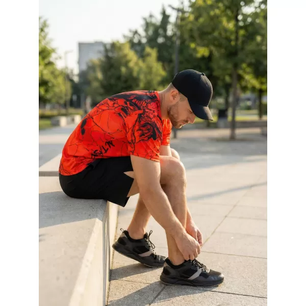  Pánské funkční triko premium ALTISPORT VOJ/ALM071TR01 ČERVENÁ 