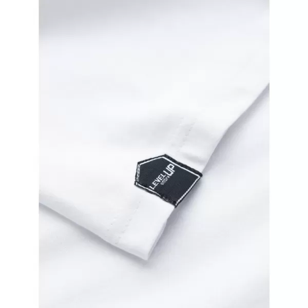  Pánské triko OMBRE OM-LSCL-0105 WHITE AND NAVY 