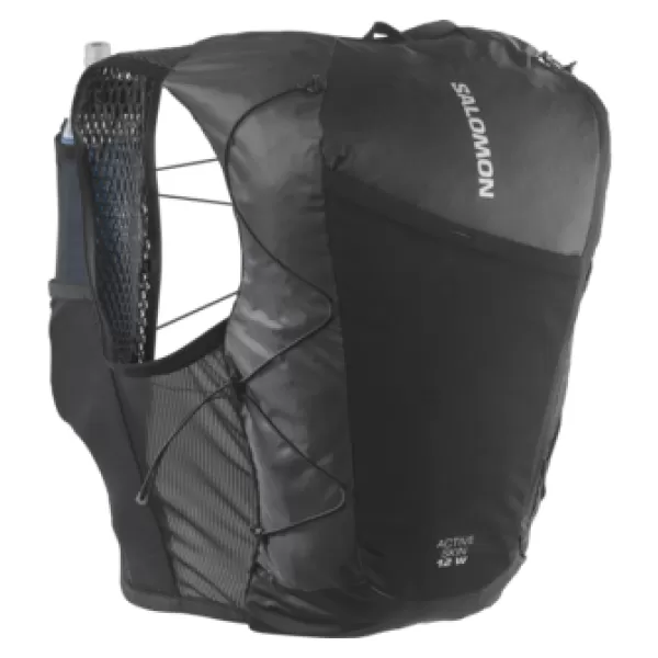  Dámský batoh SALOMON ACTIVE SKIN 12 WOMEN SET LC2178600 BLACK/METAL 