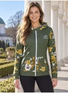 Dámská mikina na zip premium ALTISPORT VOJ/ALW063MI02 KHAKI