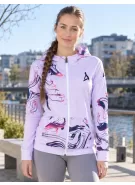 Dámská mikina na zip premium ALTISPORT VOJ/ALW064MI02 LILA