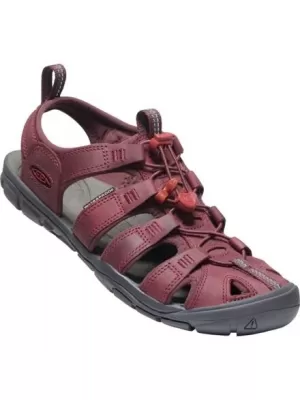 Dámské sandály KEEN CLEARWATER CNX LEATHER W WINE/RED DAHLIA