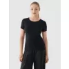 Dámské triko 4F 4FWMM00TTSHF1846 DEEP BLACK