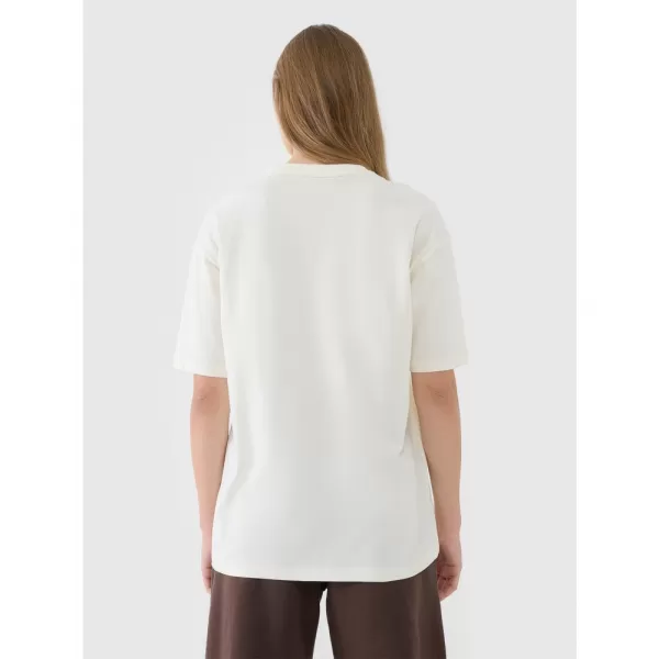  Dámské triko 4F 4FRSS25TTSHF2694 OFF WHITE 