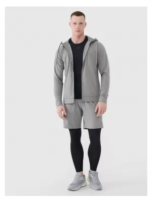 Pánské kraťasy 4F 4FWMM00TFSHM1310 GREY MELANGE