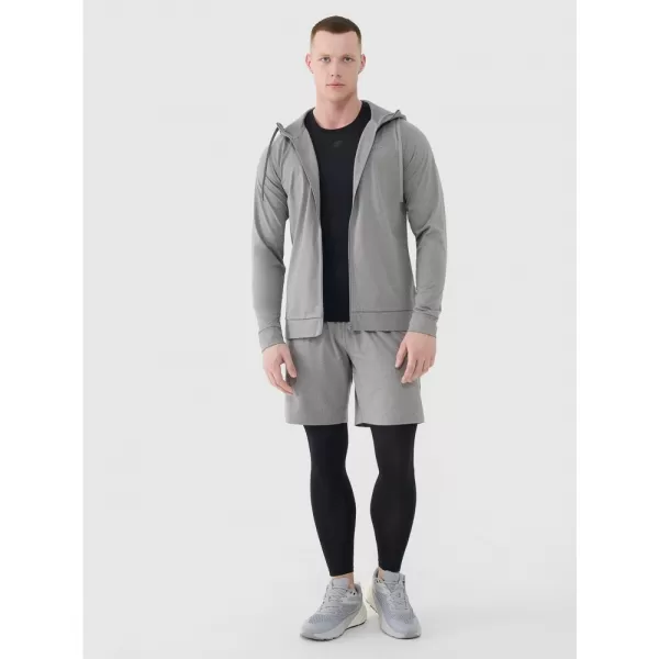  Pánské kraťasy 4F 4FWMM00TFSHM1310 GREY MELANGE 