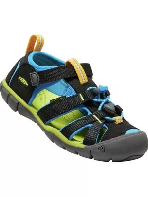 Dětské sandály KEEN SEACAMP II CNX BLACK/BRILLIANT BLUE