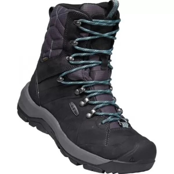  Dámské boty KEEN REVEL IV HIGH POLAR W BLACK/NORTH ATLANTIC 