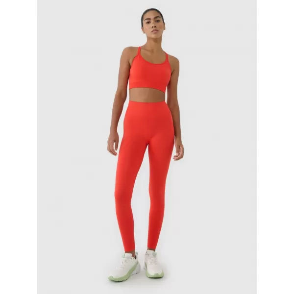  Dámské legíny 4F 4FWSS25TFTIF380 RED 
