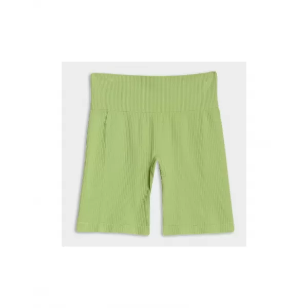  Dámské krátké legíny 4F 4FWSS25TFSTF014 LIGHT GREEN 