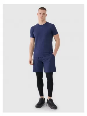 Pánské kraťasy 4F 4FWSS25TFSHM0911 DARK BLUE MELANGE