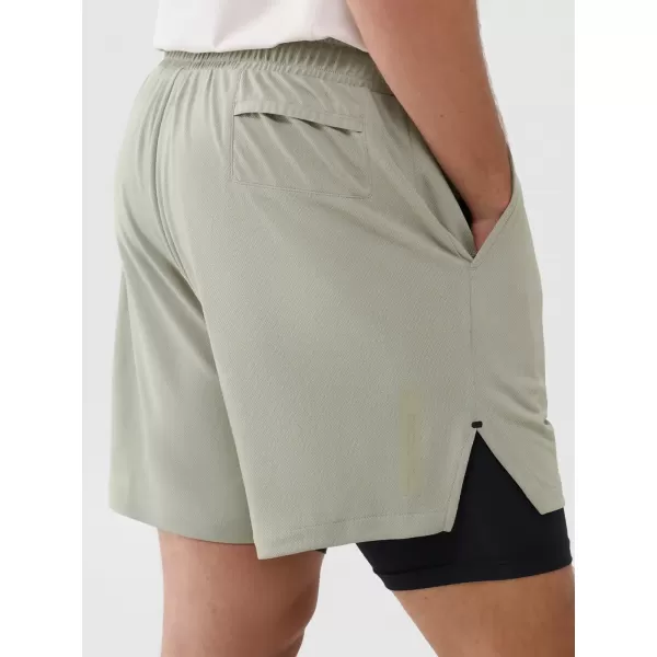  Pánské kraťasy 4F 4FWSS25TFSHM0866 OLIVE 