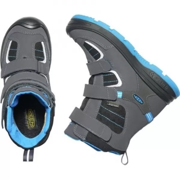  Dětské boty KEEN REDWOOD WINTER WP RAVEN/MAGNET 