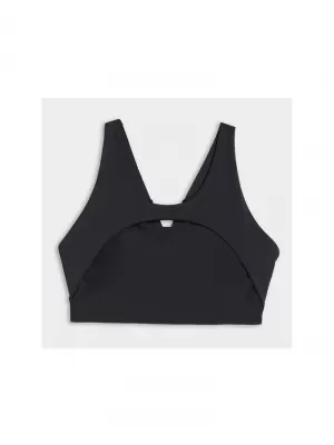 Dámská podprsenka 4F 4FWSS25USBAF150 DEEP BLACK