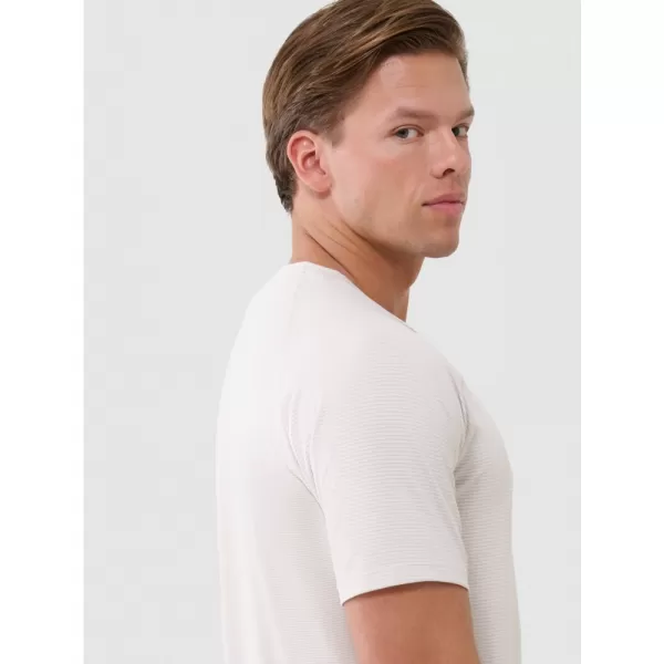  Pánské funkční triko 4F 4FWSS25TFTSM1217 CREME 