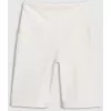 Dámské elastické kraťasy 4F 4FRSS25TFSTF019 OFF WHITE