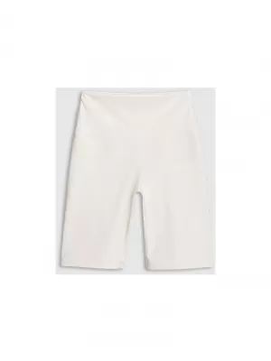 Dámské elastické kraťasy 4F 4FRSS25TFSTF019 OFF WHITE