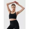 Dámská podprsenka 4F 4FWSS25USBAF166 DEEP BLACK