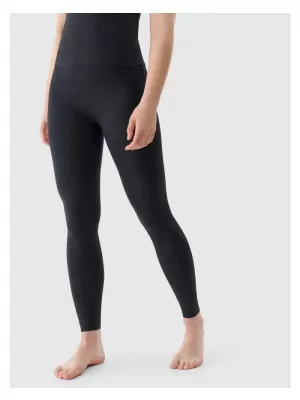 Dámské legíny 4F 4FWSS25TFTIF323 DEEP BLACK