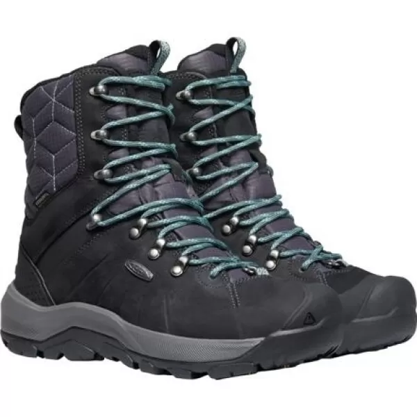  Dámské boty KEEN REVEL IV HIGH POLAR W BLACK/NORTH ATLANTIC 