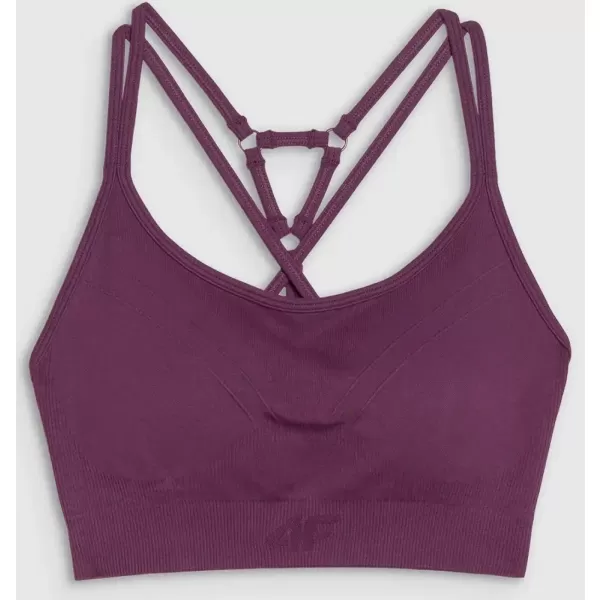  Dámská podprsenka 4F 4FWSS25USBAF166 DARK VIOLET 