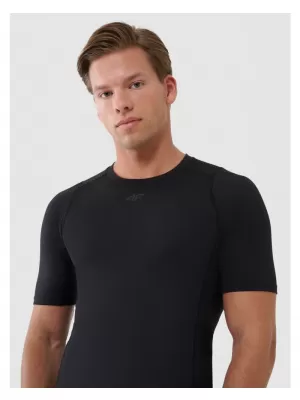 Pánské funkční triko 4F 4FWSS25TFTSM1218 DEEP BLACK