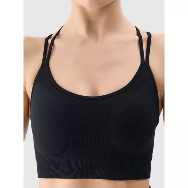  Dámská podprsenka 4F 4FWSS25USBAF166 DEEP BLACK 