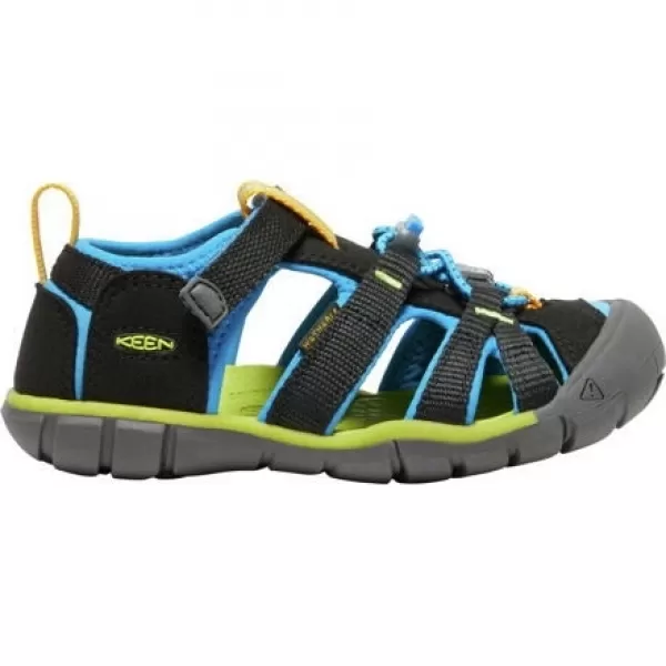  Dětské sandály KEEN SEACAMP II CNX BLACK/BRILLIANT BLUE 