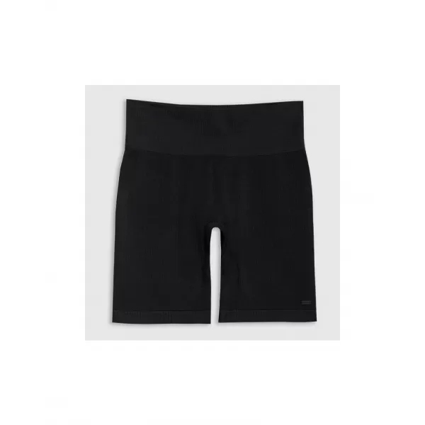  Dámské krátké legíny 4F 4FWSS25TFSTF014 DEEP BLACK 
