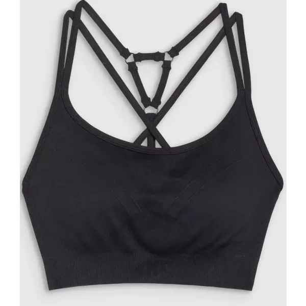  Dámská podprsenka 4F 4FWSS25USBAF166 DEEP BLACK 