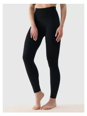 Dámské legíny 4F 4FWSS25TFTIF347 DEEP BLACK
