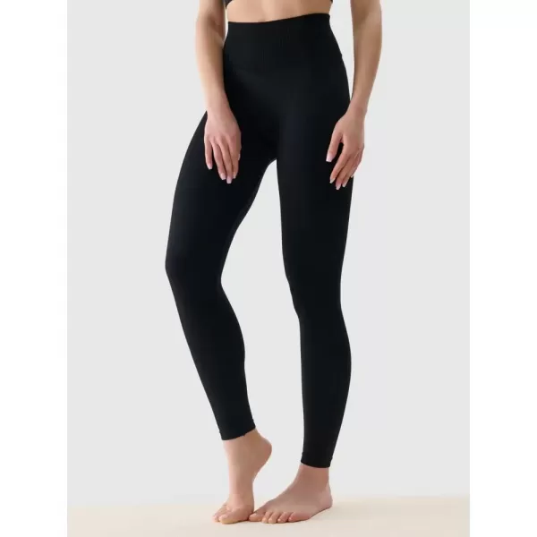  Dámské legíny 4F 4FWSS25TFTIF347 DEEP BLACK 