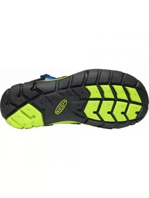 Dětské sandály KEEN SEACAMP II CNX YOUTH BLACK/BRILLIANT BLUE
