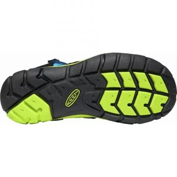  Dětské sandály KEEN SEACAMP II CNX YOUTH BLACK/BRILLIANT BLUE 