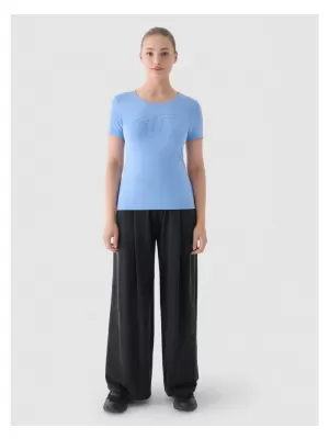 Dámské triko 4F 4FWMM00TTSHF1846 DENIM