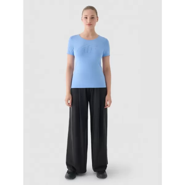  Dámské triko 4F 4FWMM00TTSHF1846 DENIM 