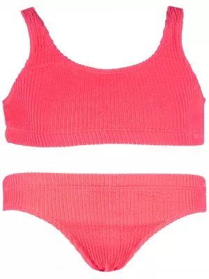 Dětské plavky 4F 4FJWSS25UBKSF047 PALE CORAL NEON