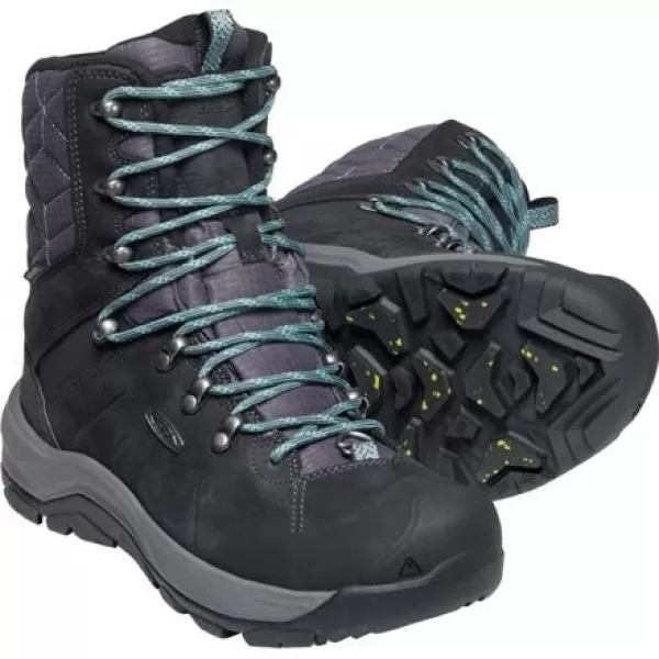  Dámské boty KEEN REVEL IV HIGH POLAR W BLACK/NORTH ATLANTIC 