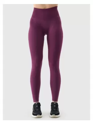 Dámské legíny 4F 4FWSS25TFTIF347 DARK VIOLET