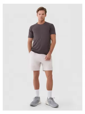 Pánské kraťasy 4F 4FWSS25TFSHM0867 CREME