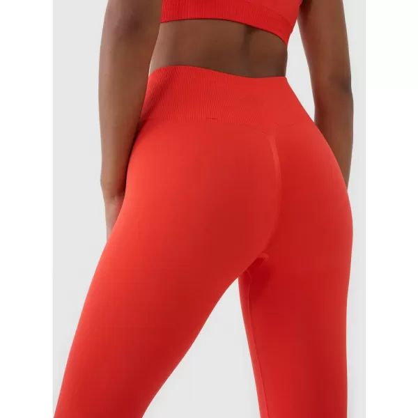  Dámské legíny 4F 4FWSS25TFTIF380 RED 
